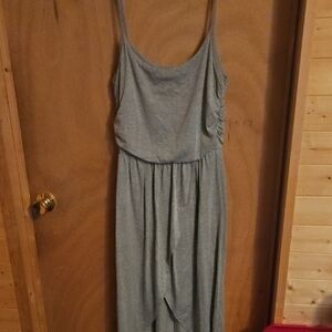Derek Heart Charcoal Maxi Dress